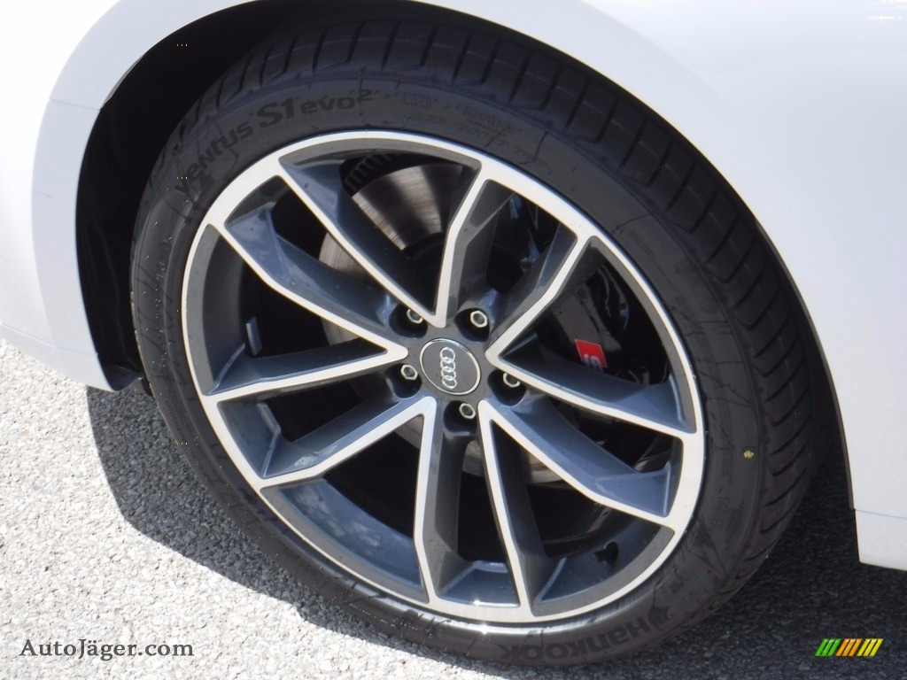 2018 S5 Premium Plus Cabriolet - Glacier White Metallic / Magma Red photo #4