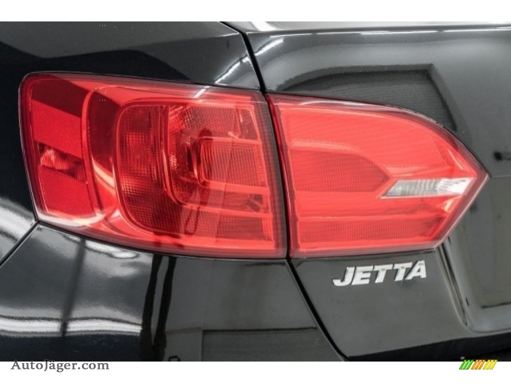 2012 Jetta S Sedan - Black / Titan Black photo #17