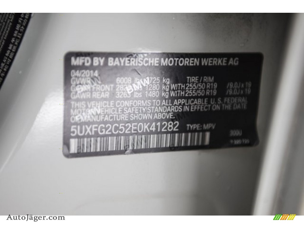 2014 X6 xDrive35i - Alpine White / Black photo #17