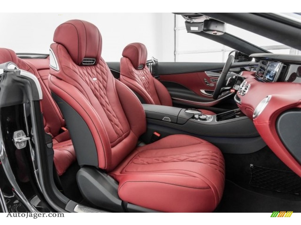 2017 S 550 Cabriolet - Magnetite Black Metallic / designo Bengal Red/Black photo #2