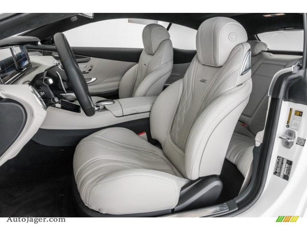 2017 S 63 AMG 4Matic Coupe - designo Cashmere White (Matte) / designo Crystal Grey/Black photo #16