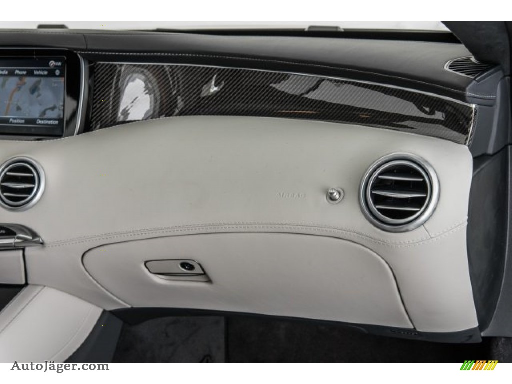 2017 S 63 AMG 4Matic Coupe - designo Cashmere White (Matte) / designo Crystal Grey/Black photo #27