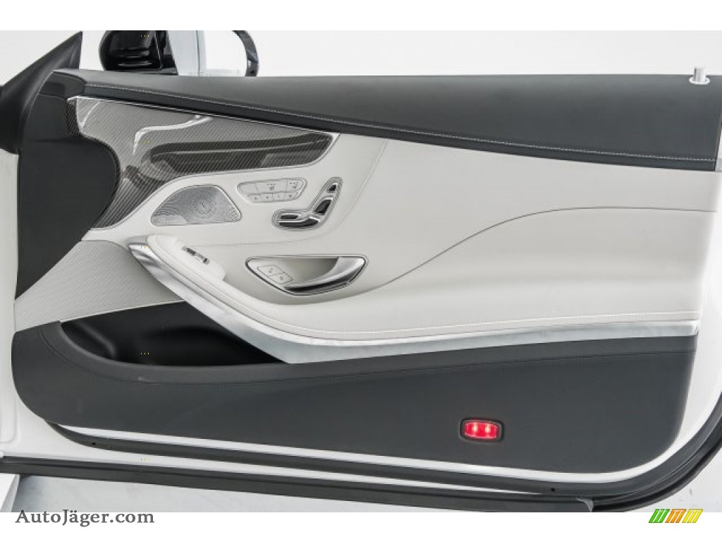 2017 S 63 AMG 4Matic Coupe - designo Cashmere White (Matte) / designo Crystal Grey/Black photo #29
