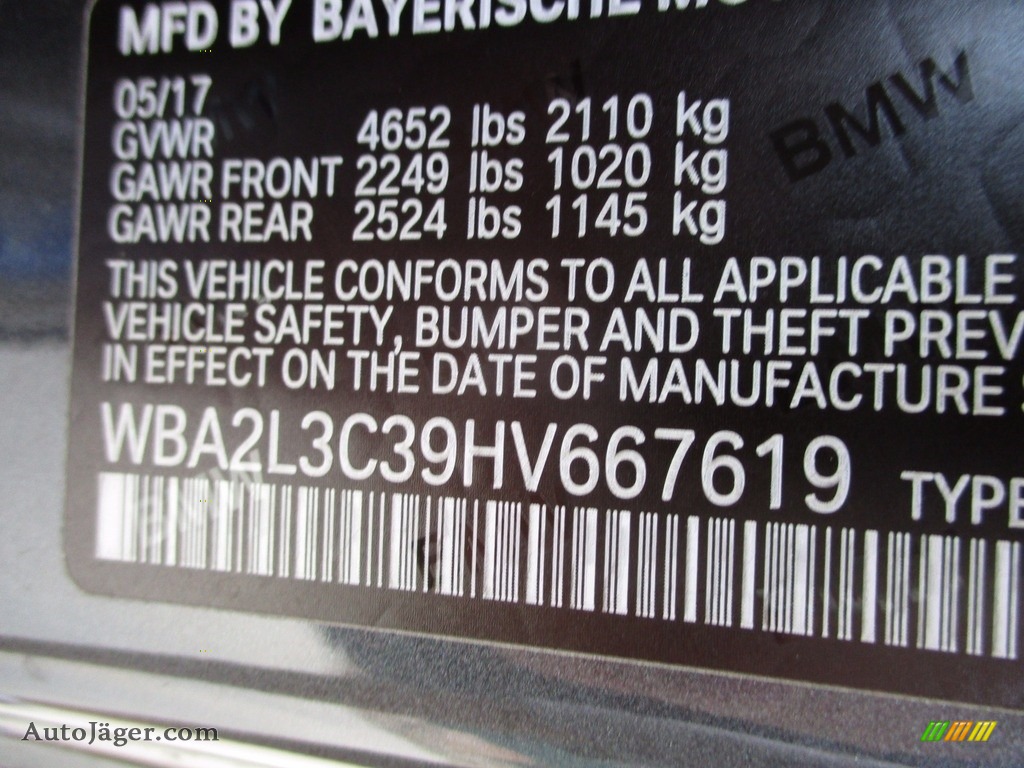 2017 2 Series M240i xDrive Convertible - Mineral Grey Metallic / Black photo #19