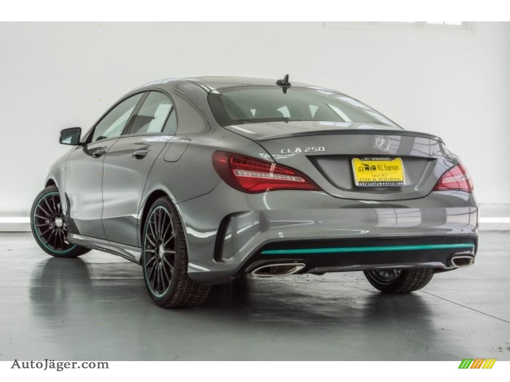 2017 CLA 250 4Matic Coupe - Mountain Grey Metallic / Motorsport Edition Black w/Dinamica and Petrol Green Highlights photo #3