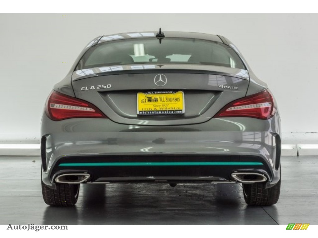 2017 CLA 250 4Matic Coupe - Mountain Grey Metallic / Motorsport Edition Black w/Dinamica and Petrol Green Highlights photo #4