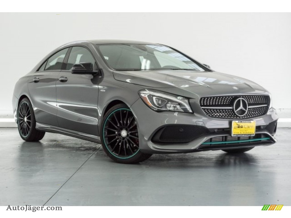 2017 CLA 250 4Matic Coupe - Mountain Grey Metallic / Motorsport Edition Black w/Dinamica and Petrol Green Highlights photo #12