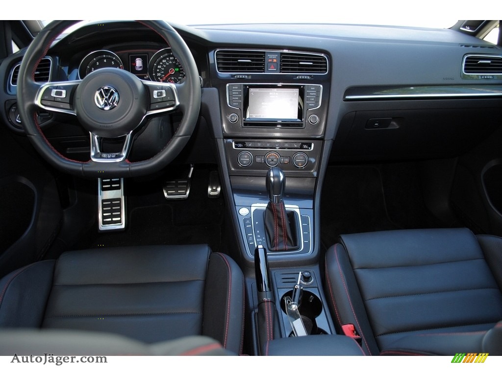 2015 Golf GTI 4-Door 2.0T Autobahn - Pure White / Titan Black Leather photo #13