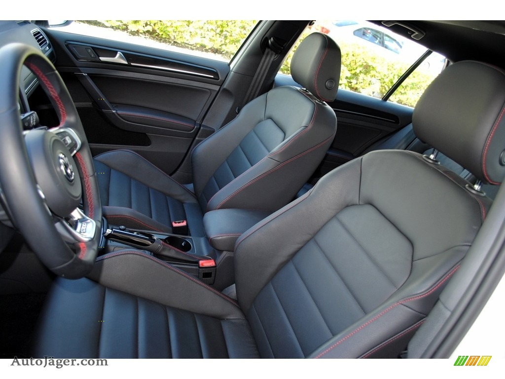 2015 Golf GTI 4-Door 2.0T Autobahn - Pure White / Titan Black Leather photo #15