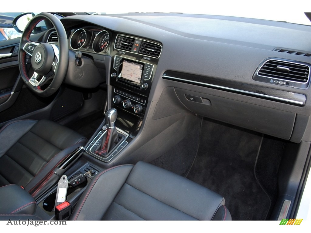 2015 Golf GTI 4-Door 2.0T Autobahn - Pure White / Titan Black Leather photo #19