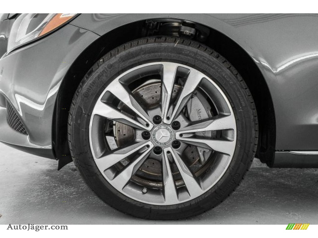 2017 C 350e Plug-in Hybrid Sedan - Selenite Grey Metallic / Crystal Grey/Black photo #9