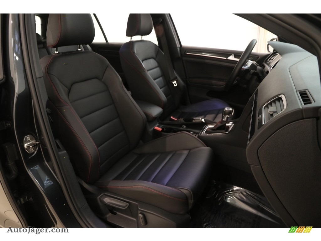 2015 Golf GTI 4-Door 2.0T Autobahn - Carbon Steel Metallic / Titan Black Leather photo #13