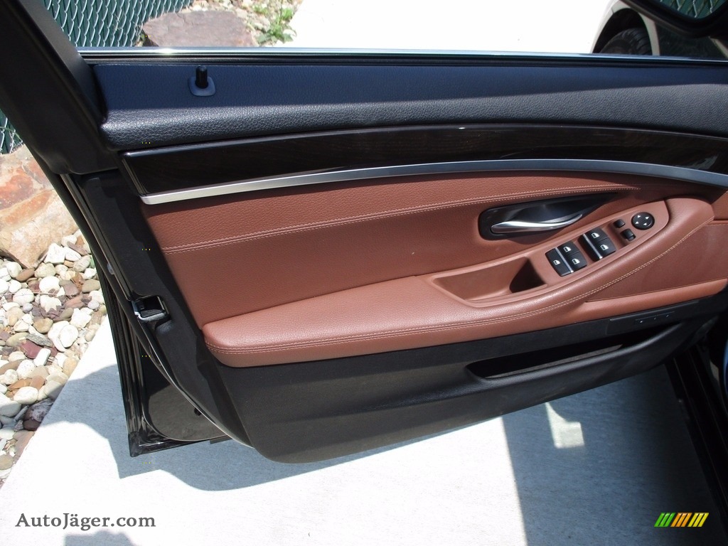 2013 5 Series 535i xDrive Sedan - Black Sapphire Metallic / Cinnamon Brown photo #9
