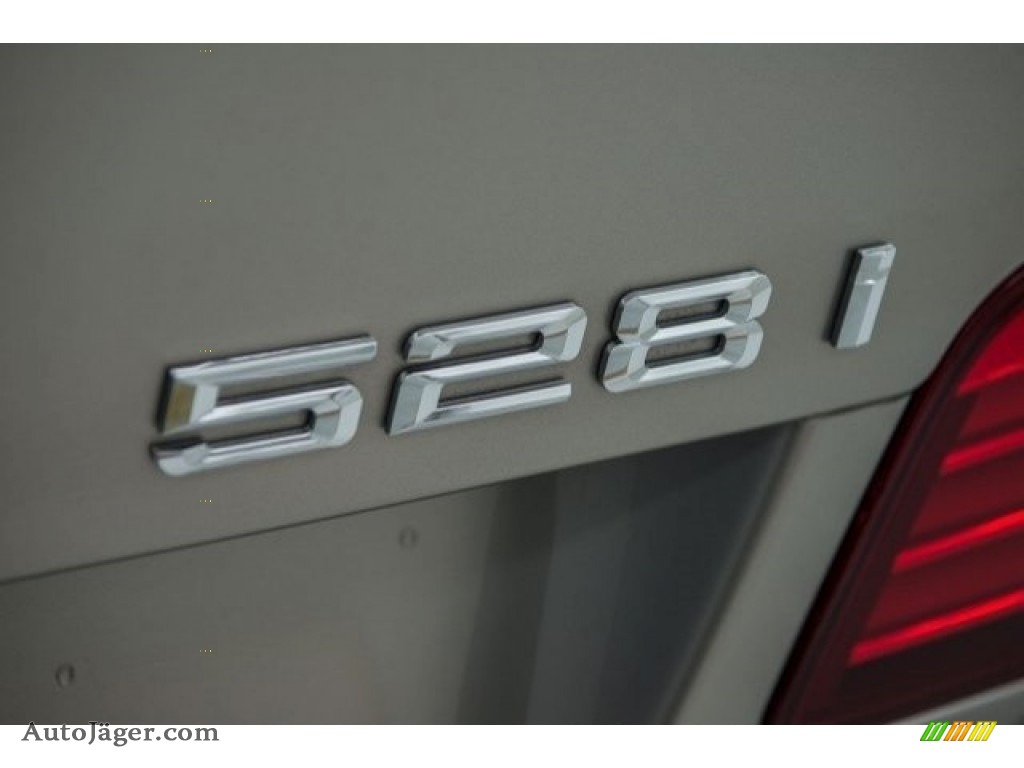 2015 5 Series 528i Sedan - Cashmere Silver Metallic / Black photo #7