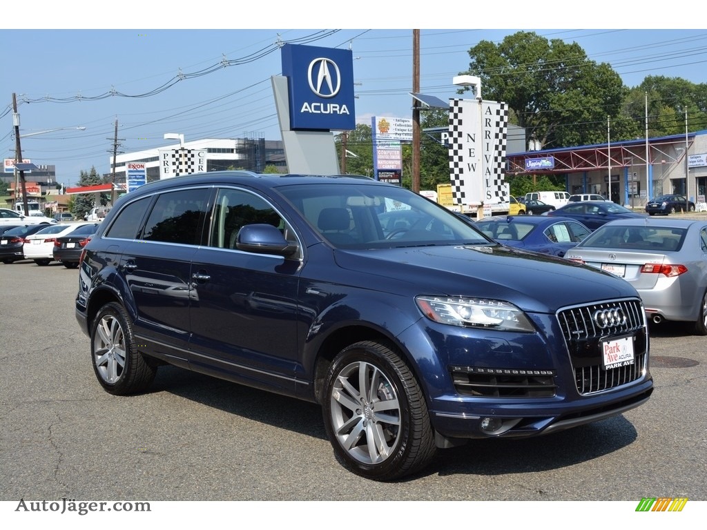 2014 Q7 3.0 TFSI quattro - Atlantis Blue Metallic / Black photo #1