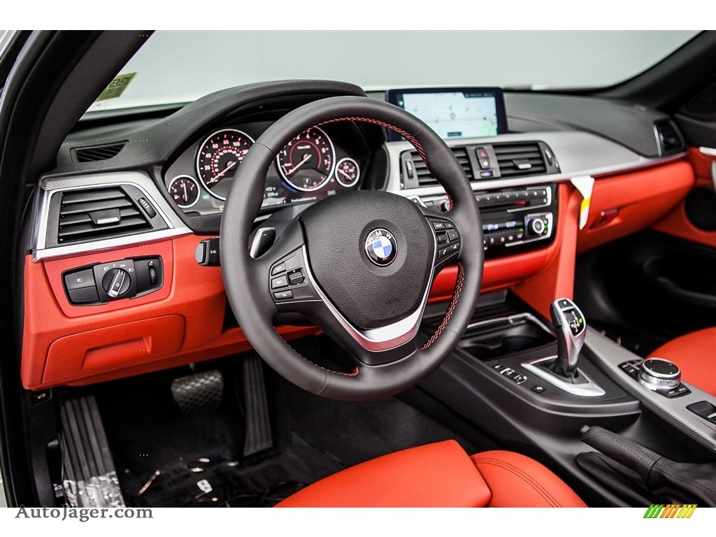 2018 4 Series 430i Convertible - Alpine White / Coral Red photo #5