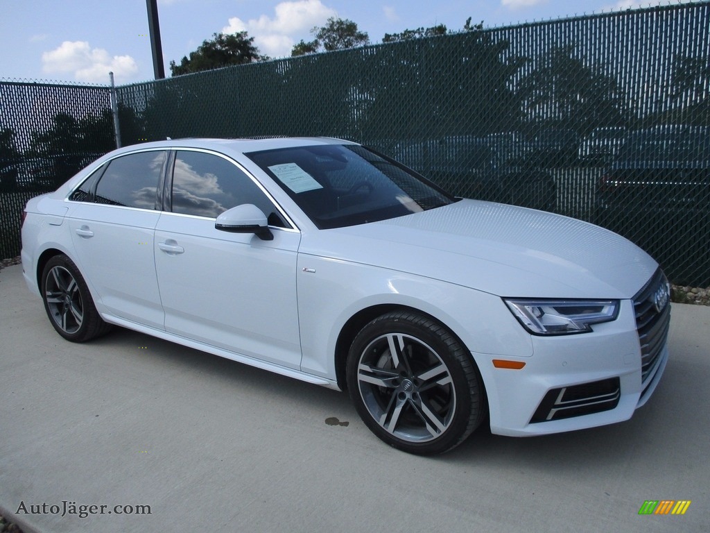 2017 A4 2.0T Premium Plus quattro - Ibis White / Nougat Brown photo #1