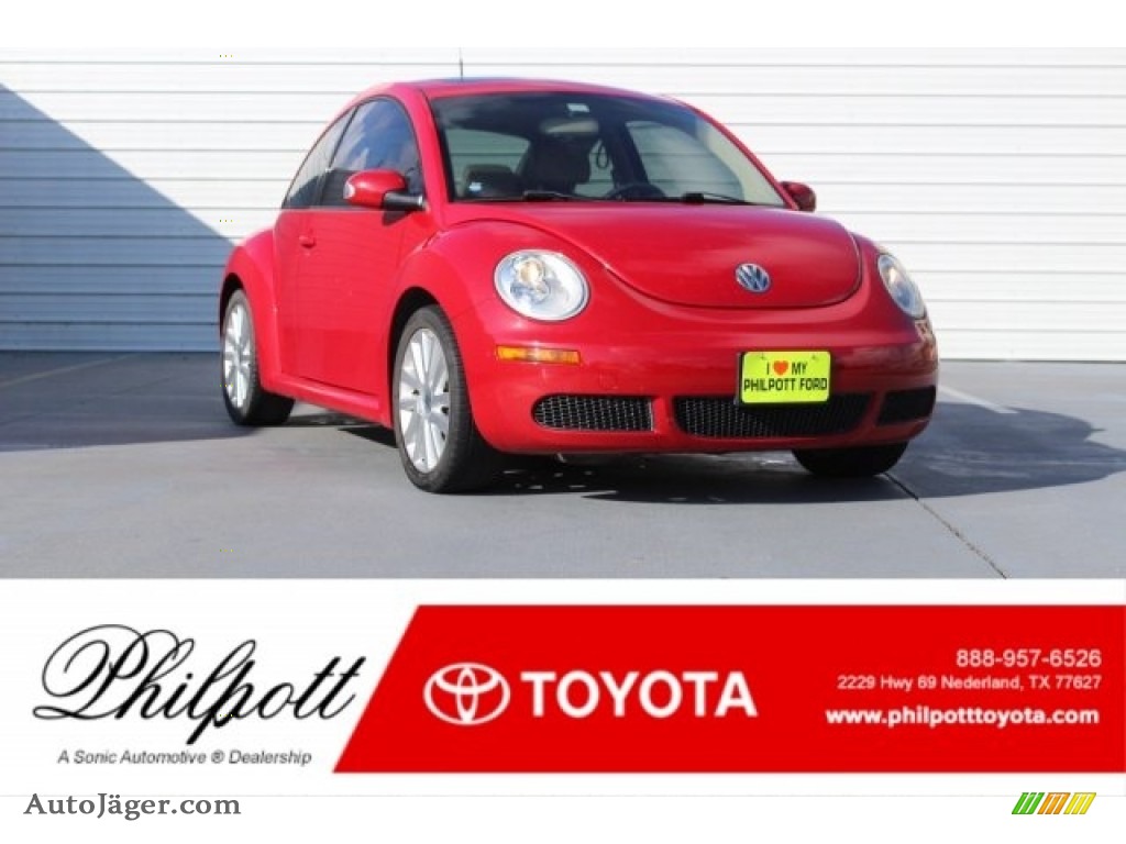 2008 New Beetle S Coupe - Salsa Red / Cream Beige photo #1