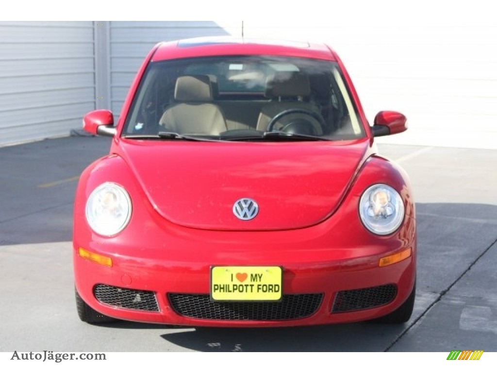 2008 New Beetle S Coupe - Salsa Red / Cream Beige photo #2