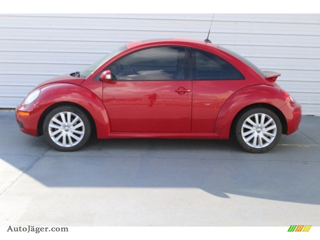 2008 New Beetle S Coupe - Salsa Red / Cream Beige photo #7