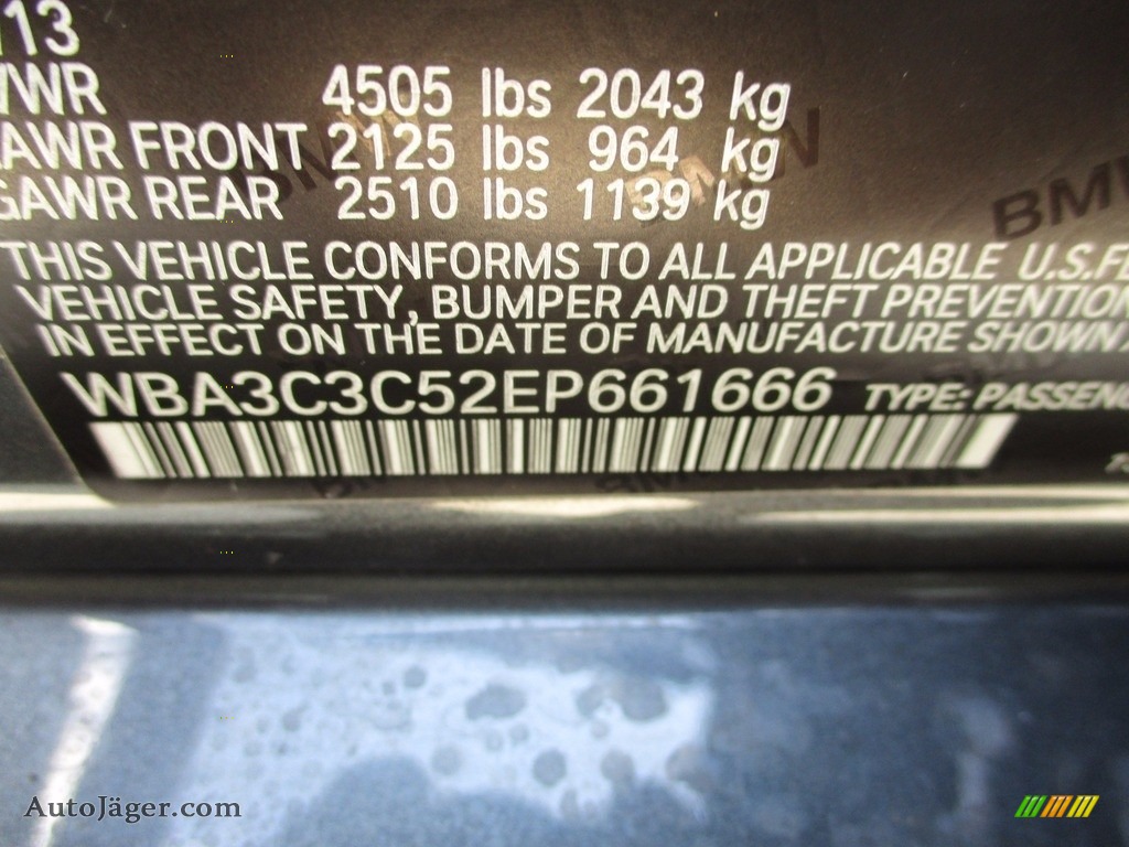 2014 3 Series 320i xDrive Sedan - Mineral Grey Metallic / Black photo #19