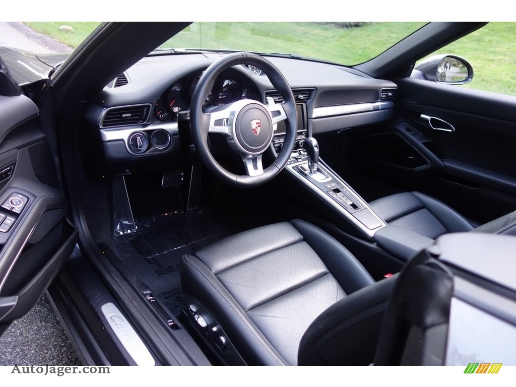 2015 911 Carrera Cabriolet - Agate Grey Metallic / Black photo #10