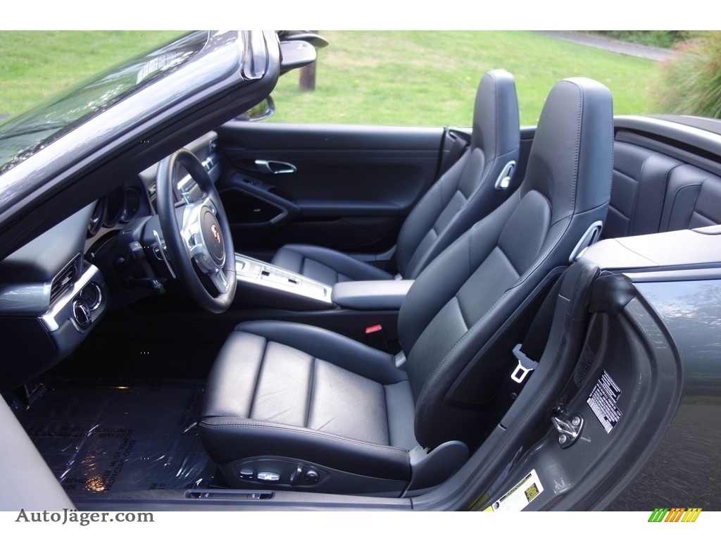 2015 911 Carrera Cabriolet - Agate Grey Metallic / Black photo #12
