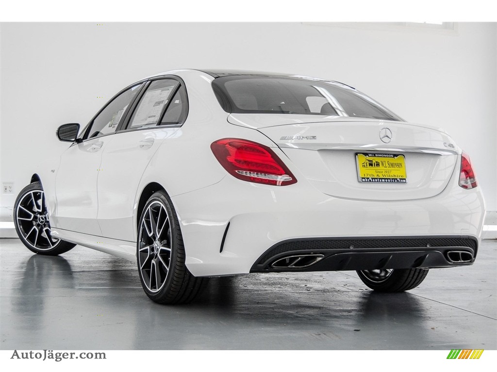 2018 C 43 AMG 4Matic Sedan - Polar White / Black photo #3 2018 C 43 AMG 4Matic Sedan - Polar White / Black photo #3