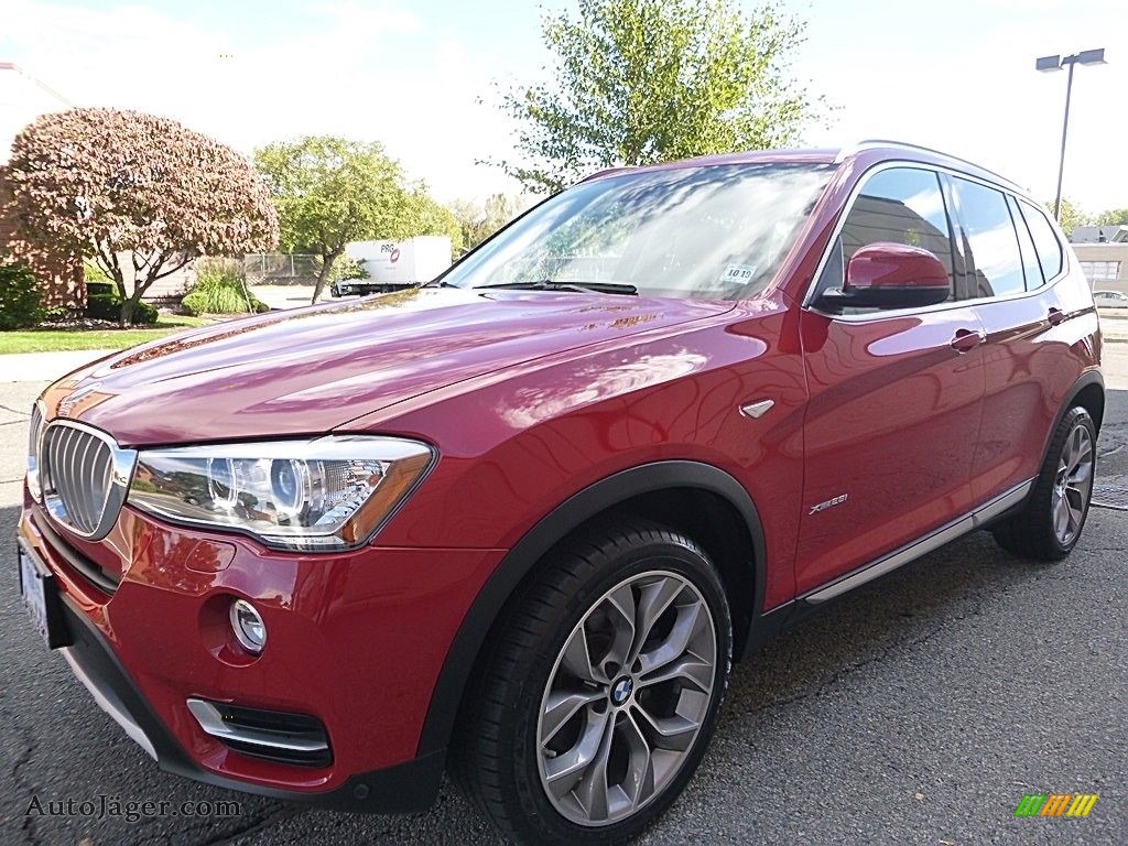 2015 X3 xDrive28i - Melbourne Red Metallic / Oyster photo #1
