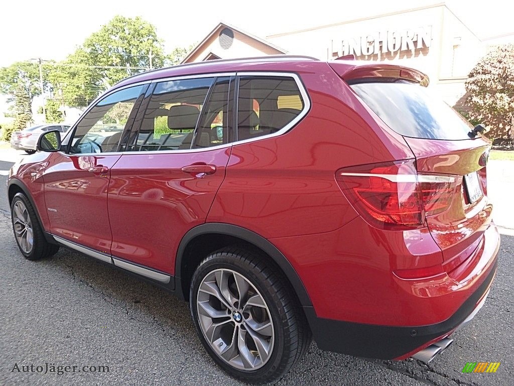 2015 X3 xDrive28i - Melbourne Red Metallic / Oyster photo #3