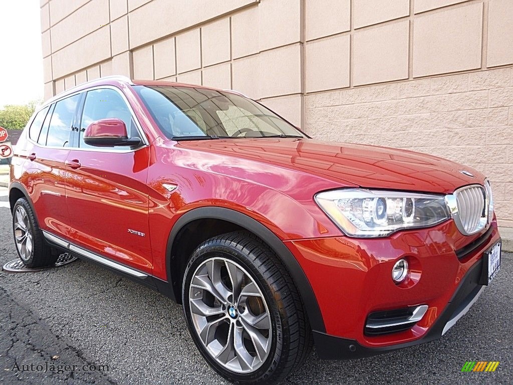 2015 X3 xDrive28i - Melbourne Red Metallic / Oyster photo #7