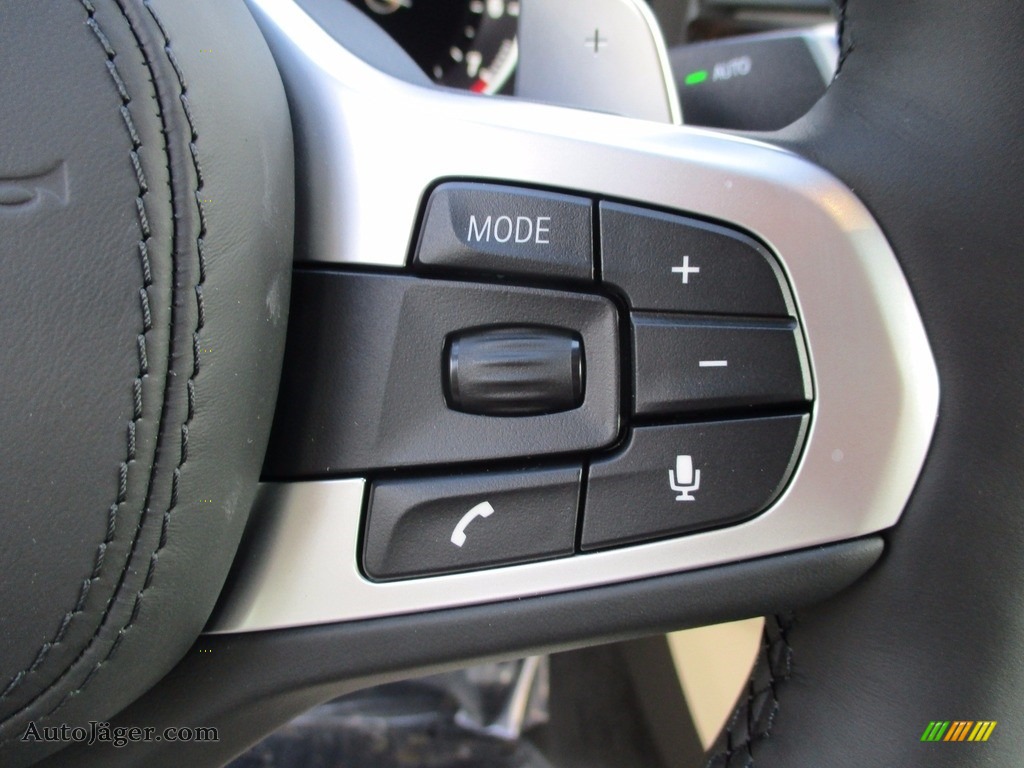 2018 5 Series M550i xDrive Sedan - Carbon Black Metallic / Ivory White photo #17