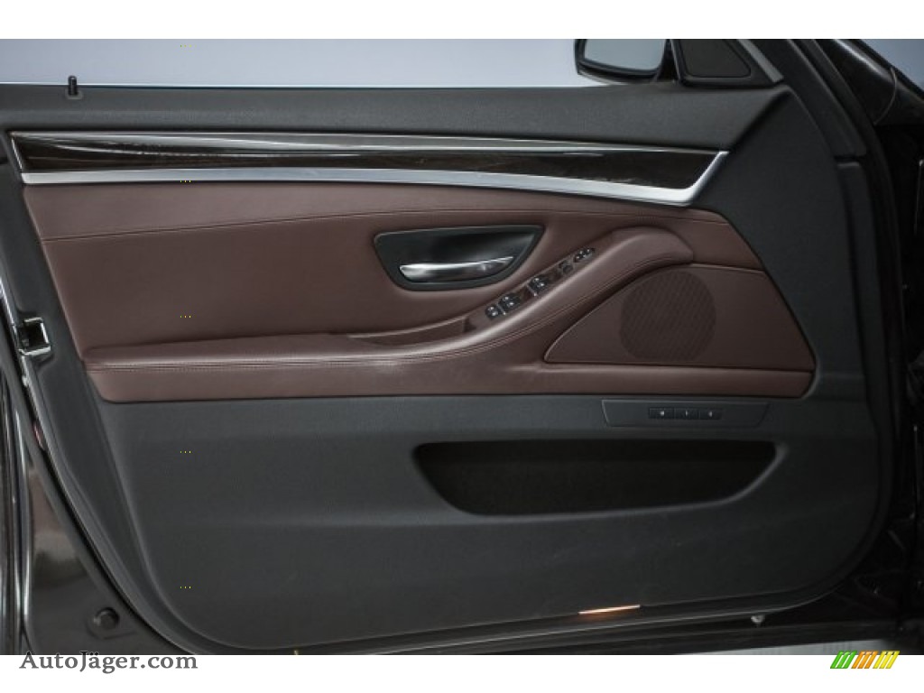 2014 5 Series 528i Sedan - Dark Graphite Metallic / Cinnamon Brown photo #19