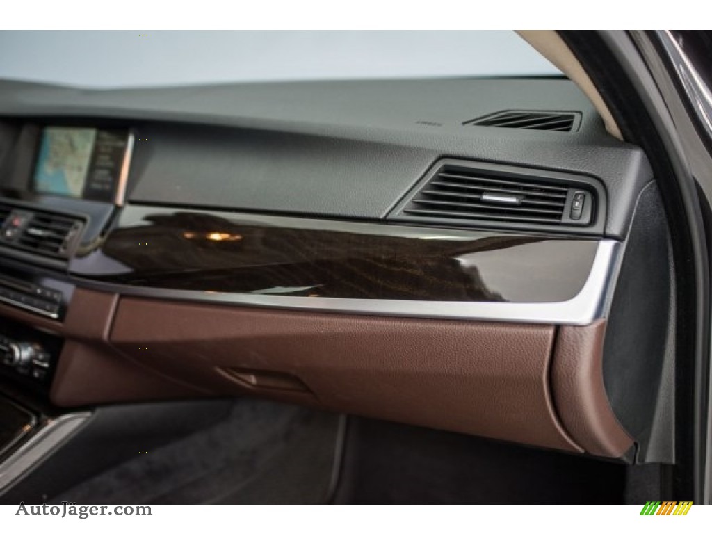 2014 5 Series 528i Sedan - Dark Graphite Metallic / Cinnamon Brown photo #21