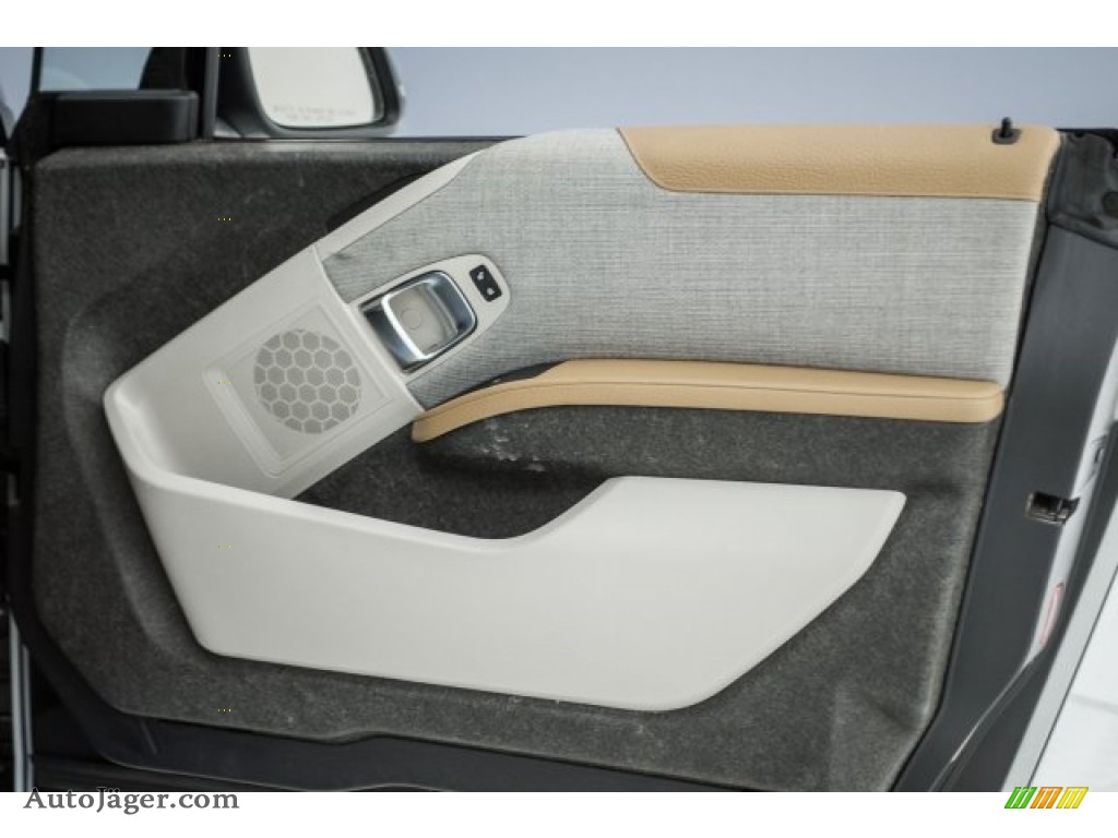 2016 i3 with Range Extender - Capparis White / Giga Cassia Natural Leather/Carum Spice Grey Wool Cloth photo #21
