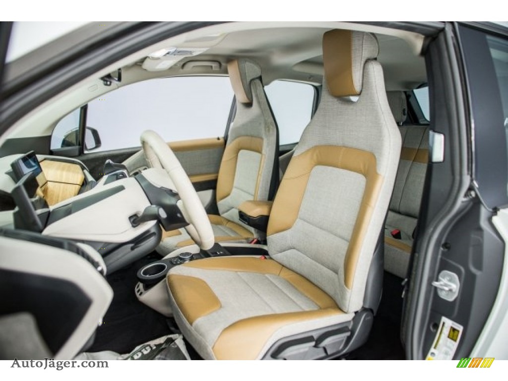 2016 i3 with Range Extender - Capparis White / Giga Cassia Natural Leather/Carum Spice Grey Wool Cloth photo #26