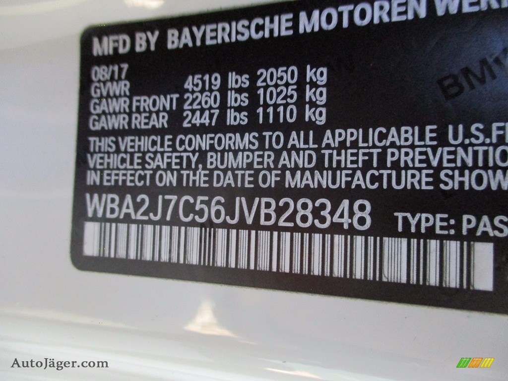 2018 2 Series M240i xDrive Coupe - Alpine White / Black photo #19