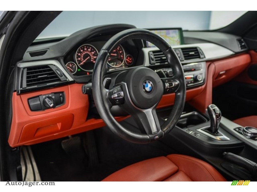 2015 4 Series 428i Gran Coupe - Alpine White / Coral Red/Black Highlight photo #15