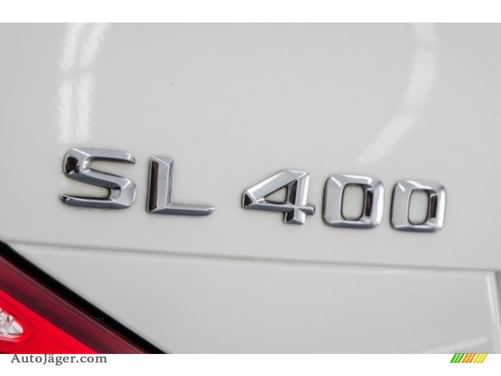 2015 SL 400 Roadster - designo Diamond White Metallic / Bengal Red/Black photo #8