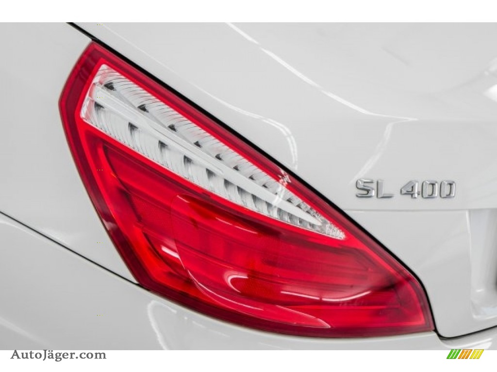 2015 SL 400 Roadster - designo Diamond White Metallic / Bengal Red/Black photo #23