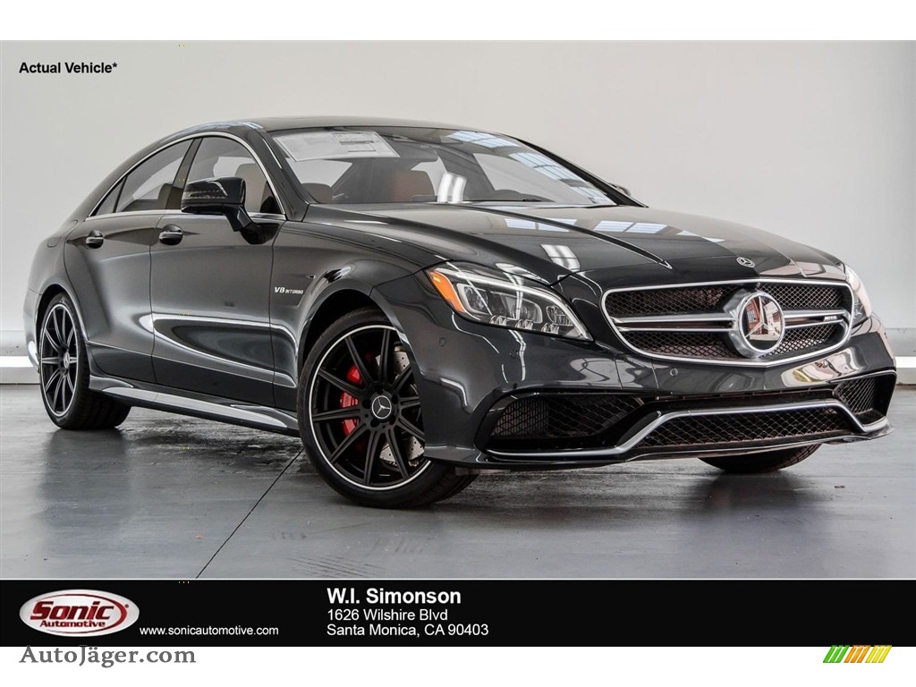 2018 CLS AMG 63 S 4Matic Coupe - Obsidian Black Metallic / designo Classic Red/Black photo #1