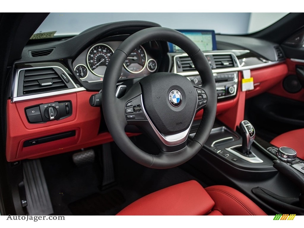 2018 4 Series 440i Convertible - Alpine White / Coral Red photo #6