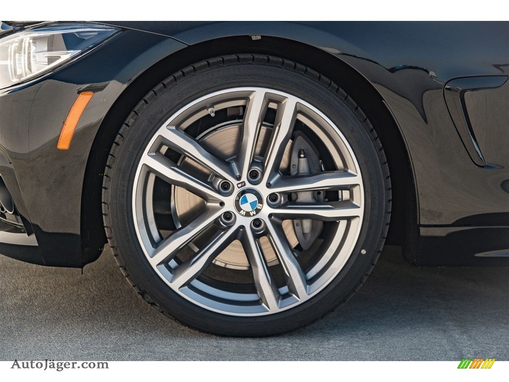 2018 4 Series 440i Coupe - Black Sapphire Metallic / Coral Red photo #8