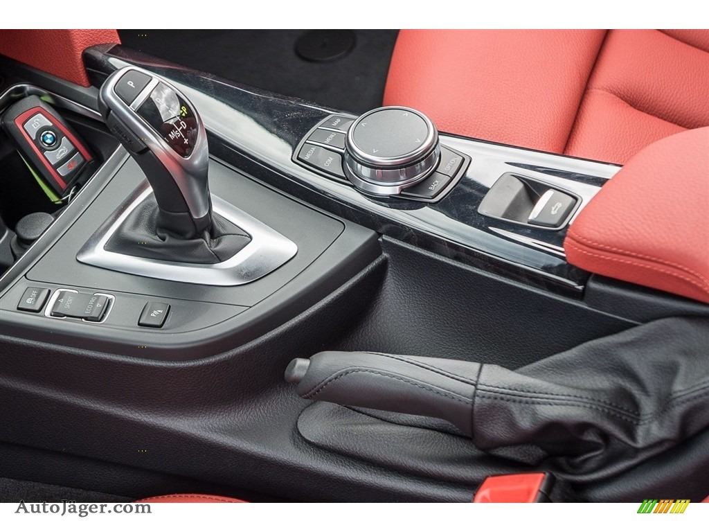 2018 4 Series 430i Convertible - Jet Black / Coral Red photo #7