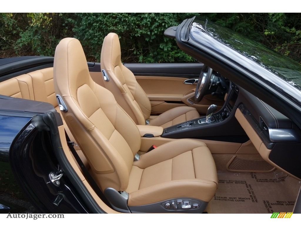 2015 911 Turbo S Cabriolet - Basalt Black Metallic / Espresso/Cognac Natural Leather photo #15