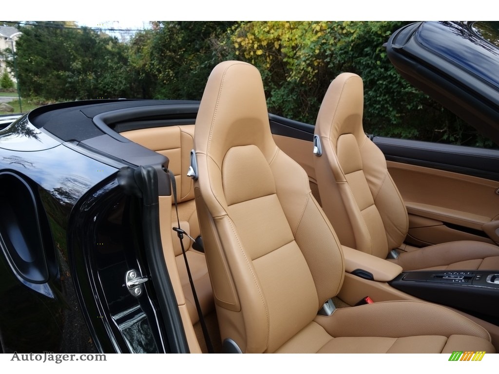 2015 911 Turbo S Cabriolet - Basalt Black Metallic / Espresso/Cognac Natural Leather photo #19