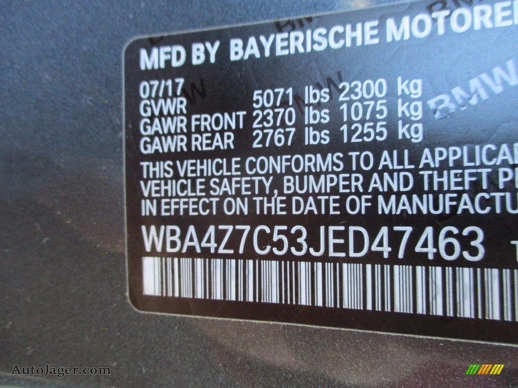 2018 4 Series 440i xDrive Convertible - Mineral Grey Metallic / Black photo #19