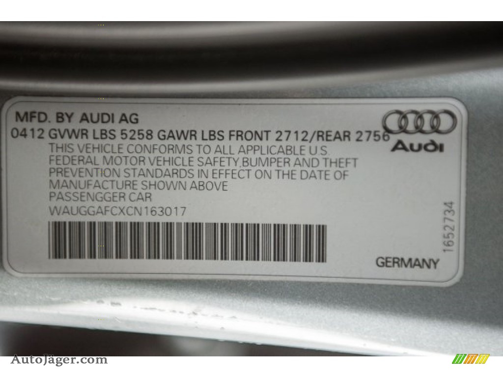 2012 A6 3.0T quattro Sedan - Oolong Gray Metallic / Titanium Gray photo #18