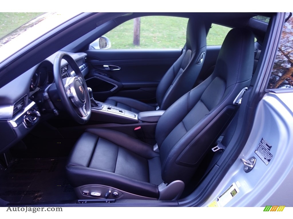 2015 911 Carrera Coupe - Rhodium Silver Metallic / Black photo #13