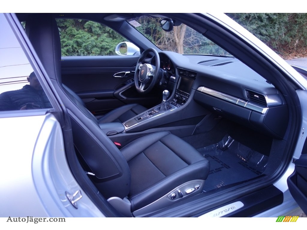 2015 911 Carrera Coupe - Rhodium Silver Metallic / Black photo #15